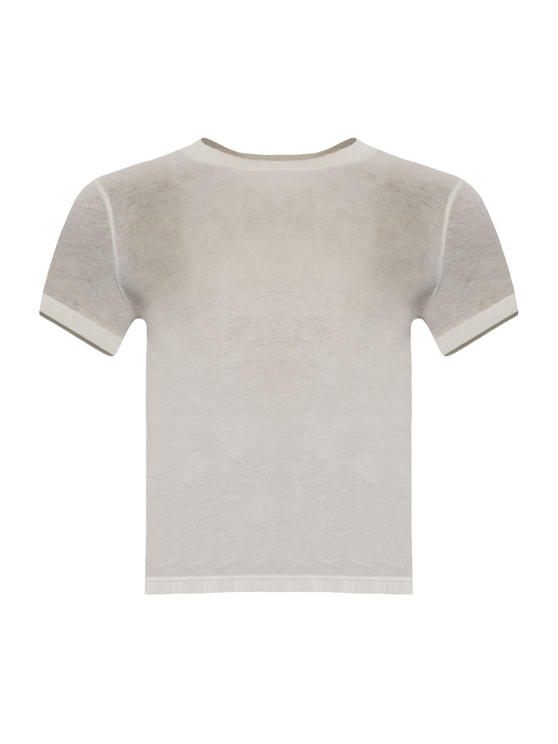 Patrick Assaraf Classic Reverse Spray Baby Tee