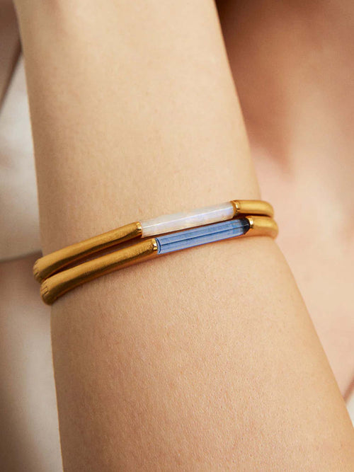Dean Davidson Revival Hinge Gemstone Bangle