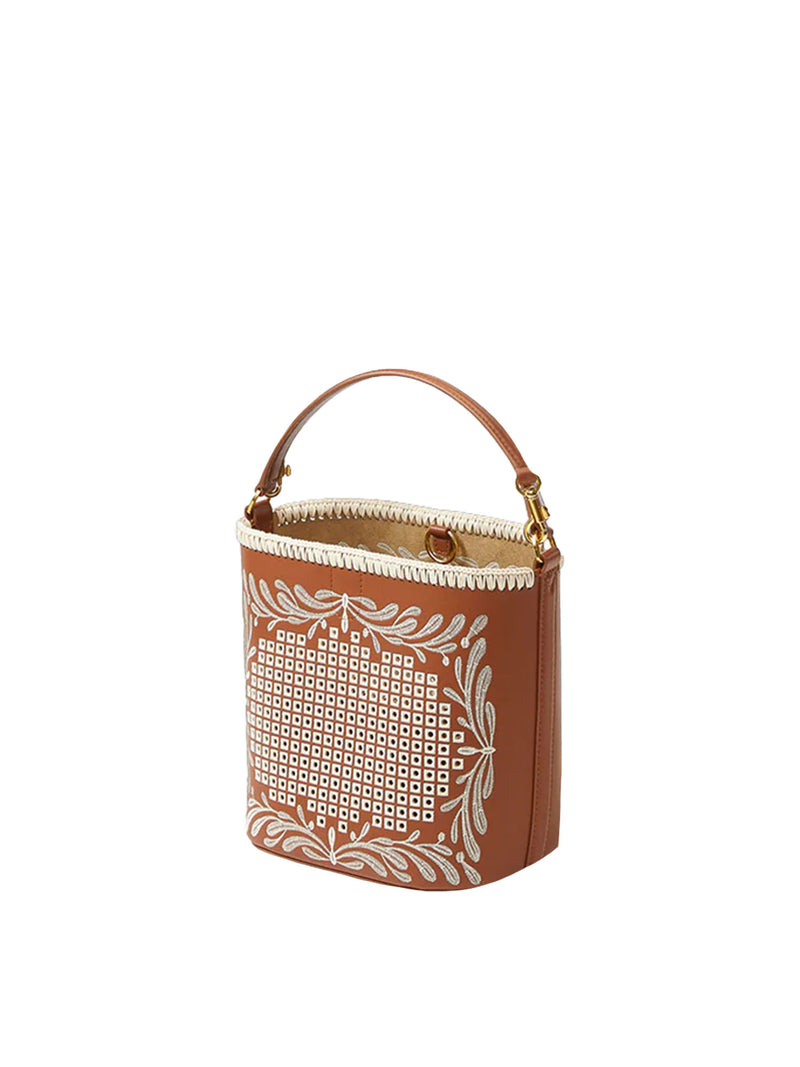 Veronica Beard Small Eyelet Feedbag