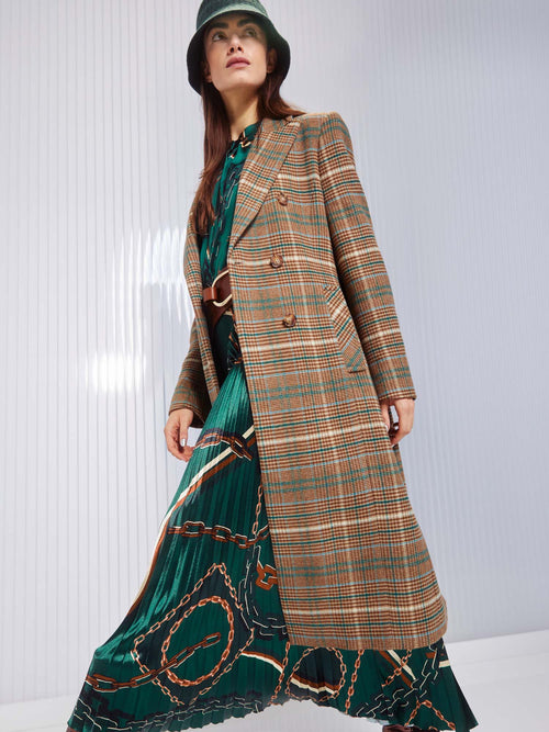 Marc Cain Checked Coat