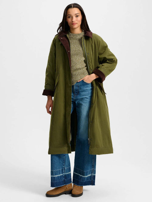 Veronica Beard Dietz Wax Coated Field Jacket