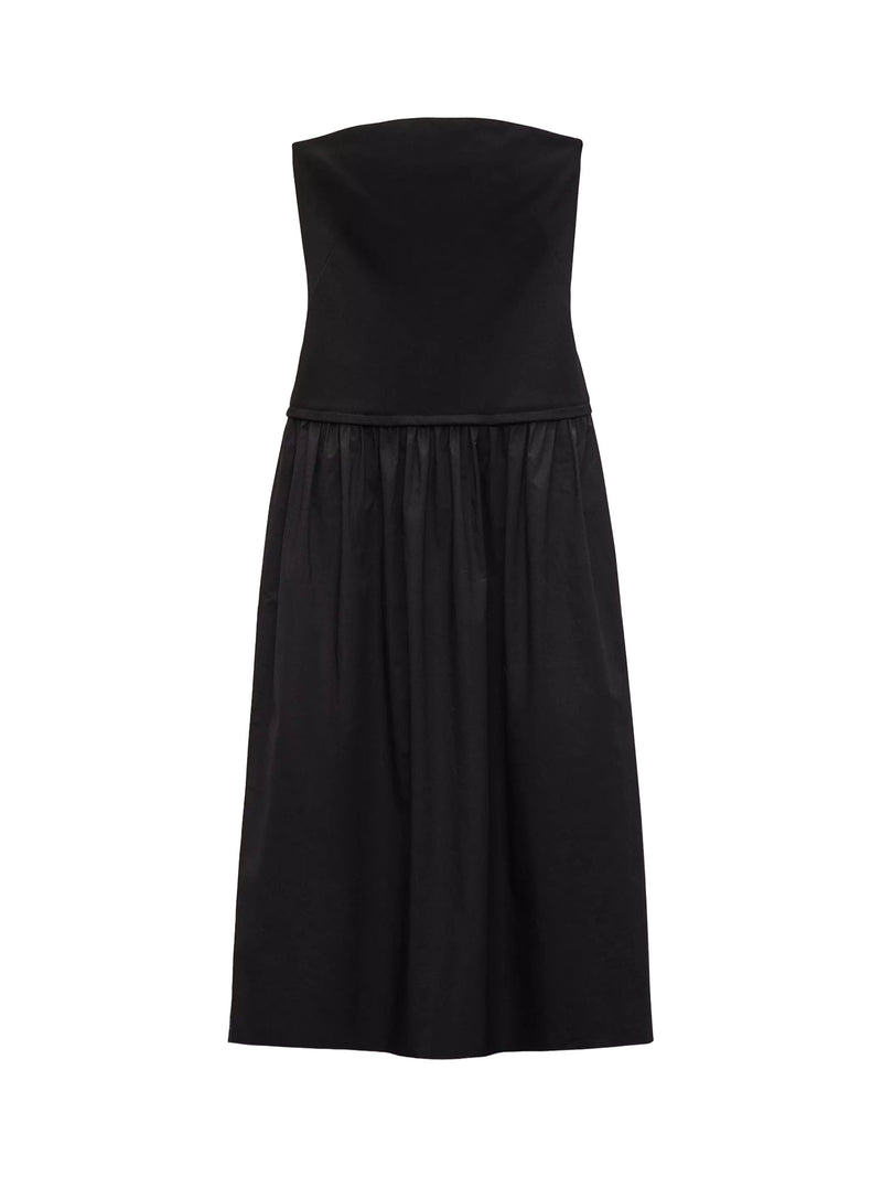Rag &amp; Bone Irina Mixed Media Strapless Dress