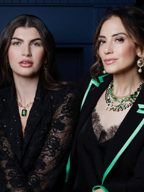 Rebekah Price Sabrina Ernite Crystal Necklace