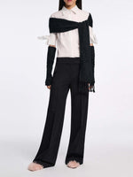 Dorothee Schumacher Emotional Essence Wide Leg Piped Trim Pants