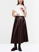 Marc Cain Floral T-shirt with Pearl Details