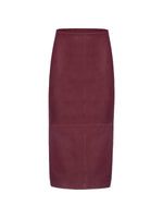 DESA Matte Stretch Leather Skirt