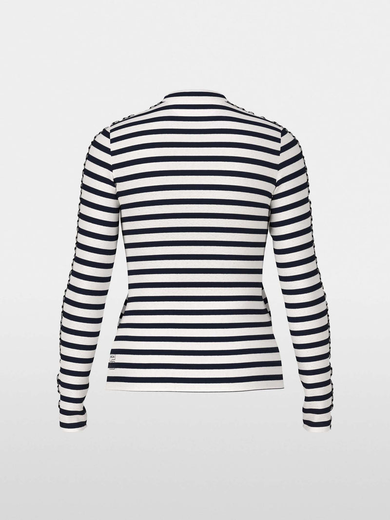 Marc Cain Sports Maritime Long Sleeve Stripe Top