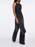 Dorothee Schumacher Poplin Power Sleeveless Top with Silk Duchesse Satin Bow
