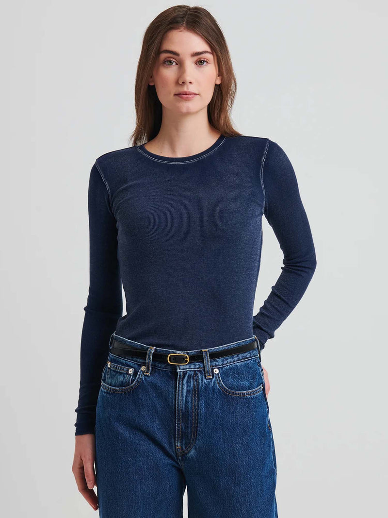 Patrick Assaraf Vintage Rib Crew