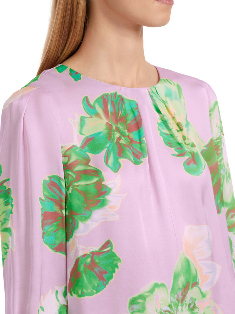 Marc Cain Printed Long Sleeve Top Bright Lavender