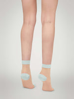 Wolford Colour Shade Socks Fairly Light/Aqua