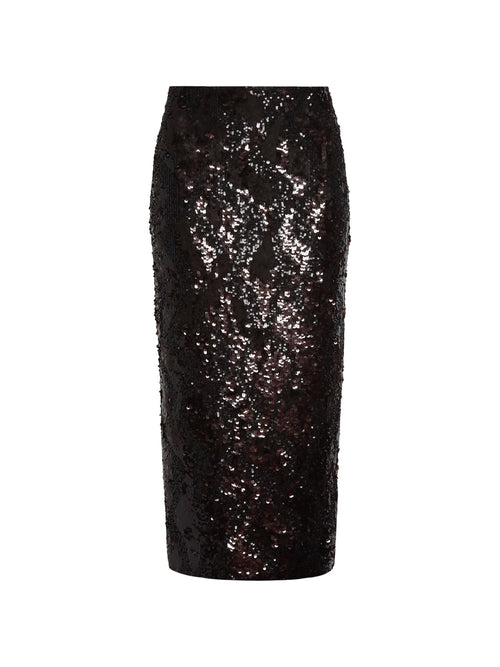 Veronica Beard Koa Sequin Skirt