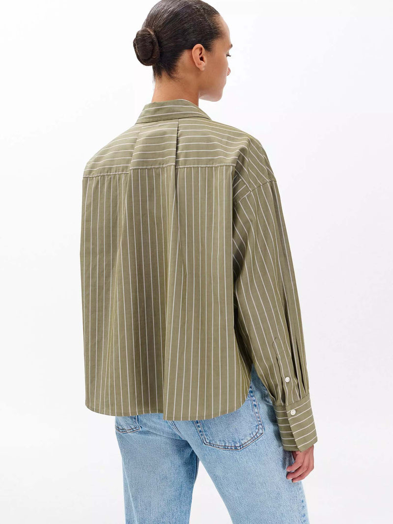 Rag &amp; Bone Martha Poplin Striped Shirt