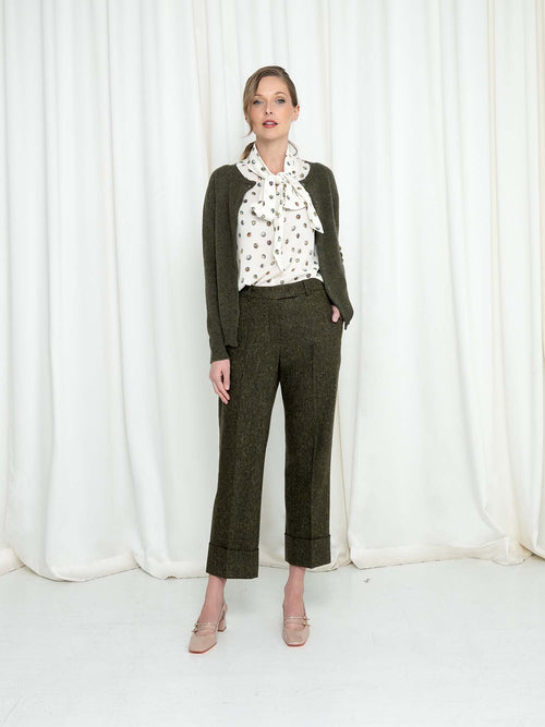 QL2 Irene Blouse with Tie Neck Detail