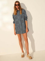 Veronica Beard Erilyn Eyelet Shirt Dress