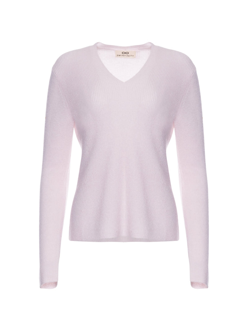 Sminfinity Pure Fitted V-Neck Sweater