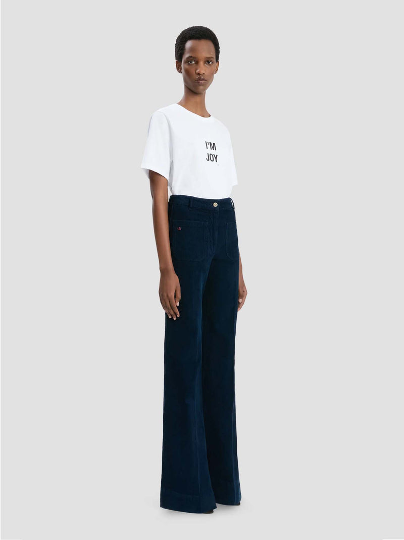 Victoria Beckham Alina Long Corduroy Pants