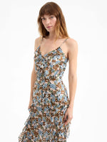 Veronica Beard Avenel Silk Midi Dress