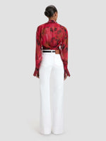 Victoria Beckham Drape Detail Blouse