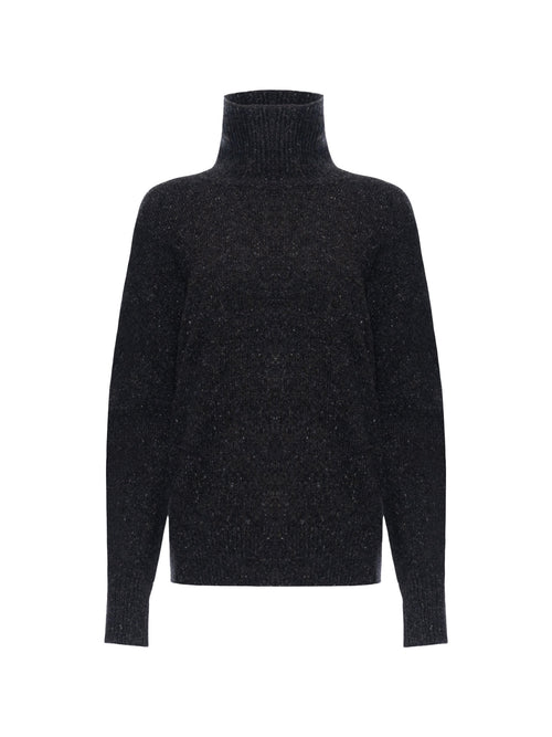 Sminfinity Tweed Turtleneck Jumper