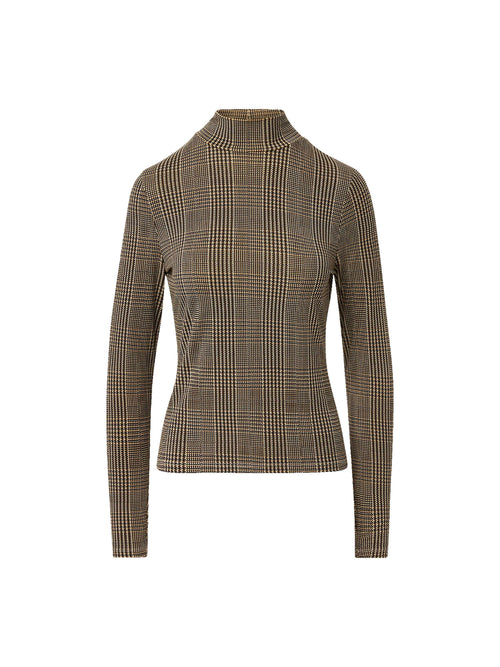 Veronica Beard Nate Mock-Neck Top