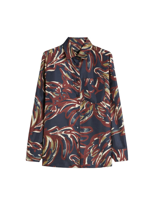 Max Mara Weekend Rive Silk Collared Blouse