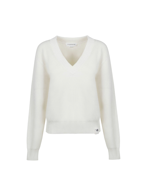 Victoria Beckham Relaxed V-Neck Jumper