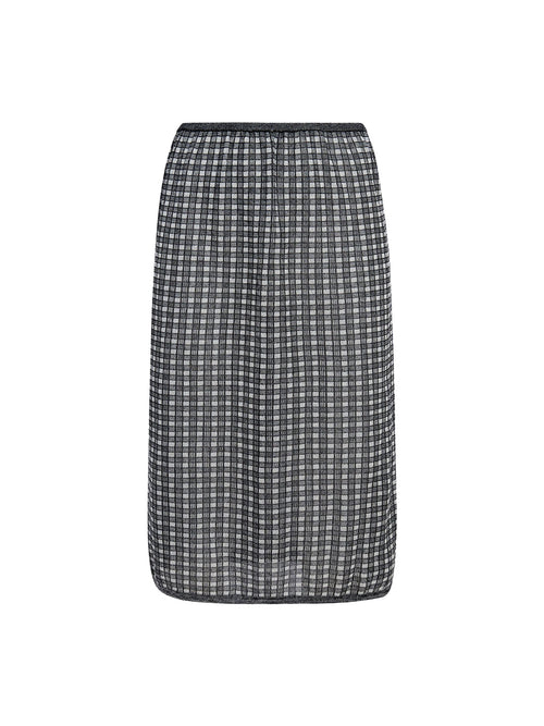 Proenza Schouler Lori Knit Plaid Skirt