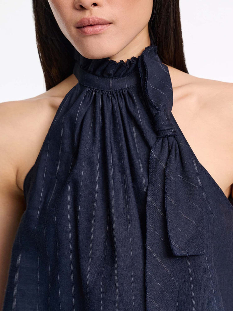 Dorothee Schumacher Modern Sophistication Pinstripe Top