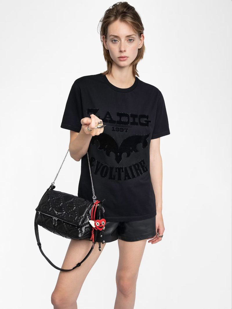 Zadig &amp; Voltaire Edwin Flock Strass T-Shirt
