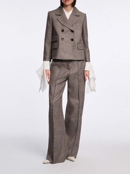 Dorothee Schumacher Casual Attraction Double Breasted Boxy Jacket