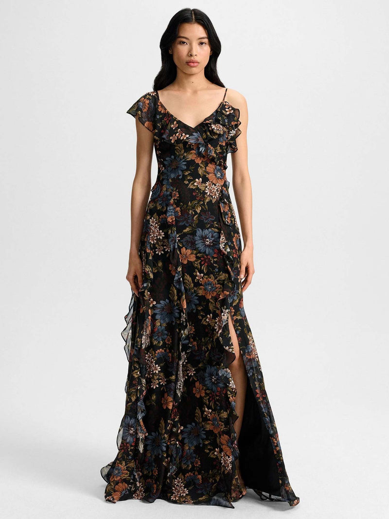 Veronica Beard Madeline Silk Maxi Dress