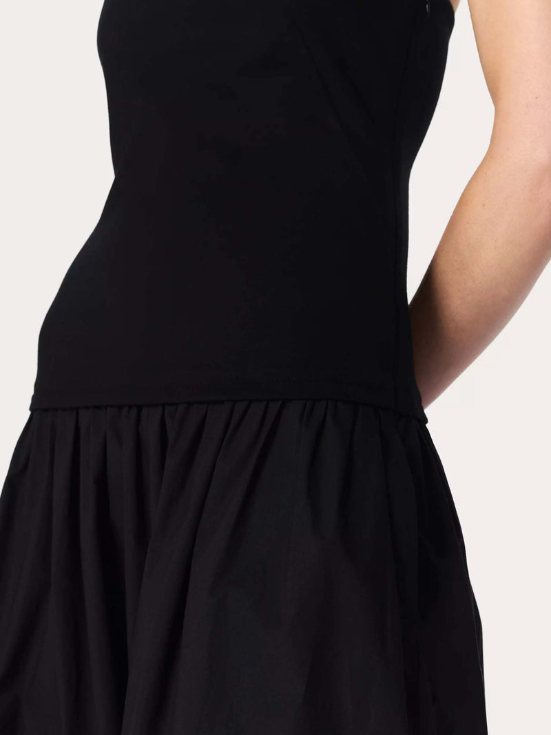 Rag &amp; Bone Irina Mixed Media Strapless Dress
