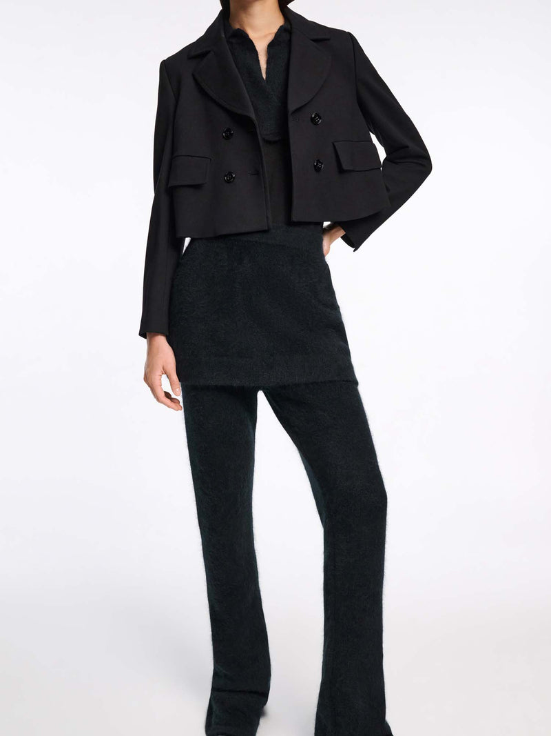 Dorothee Schumacher Emotional Essence Cropped Double Breasted Jacket