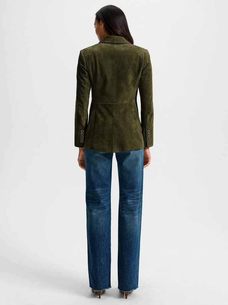 Veronica Beard Duane Suede Dickey Jacket
