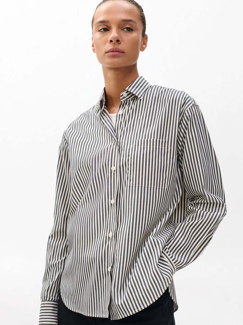 Rag &amp; Bone Connie Striped Poplin Shirt
