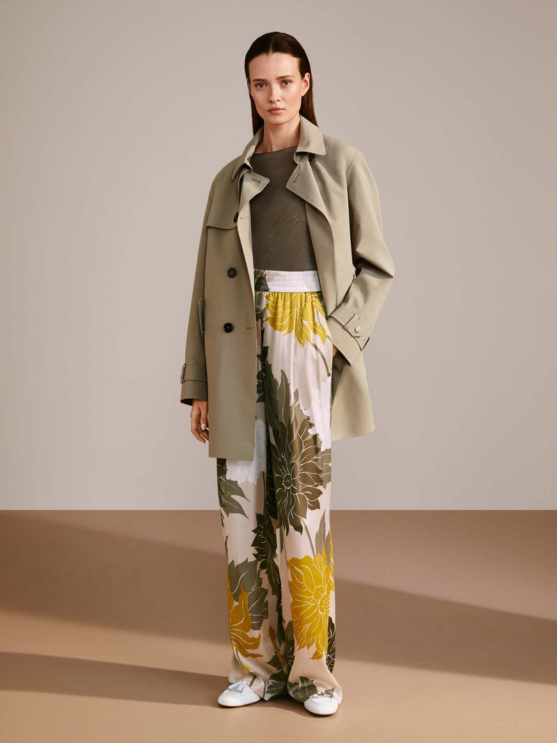Marc Cain Hooded Trench Coat