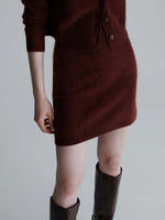 Marella Bow2 Knitted Skirt