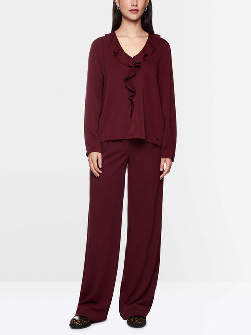 Marc Cain Rethink Together Ruffled Blouse