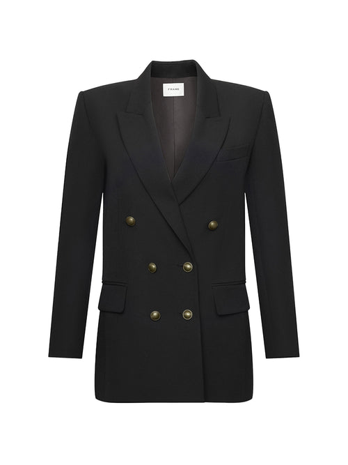 Frame Double Breasted Slim Blazer