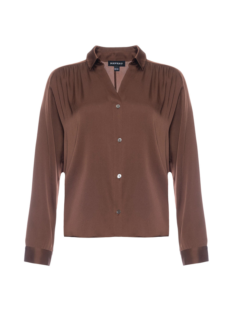 Repeat Silk Blouse