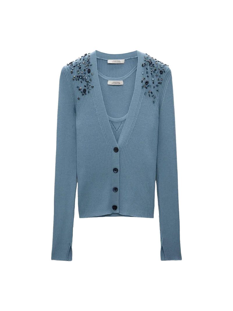 Dorothee Schumacher Embellished Merino Twinset