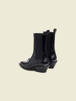 Dorothee Schumacher Shiny Moments Chelsea Boot  Pure Black
