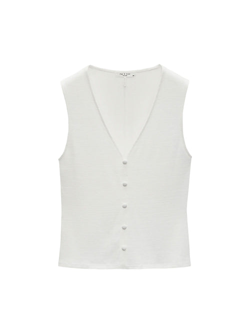 Rag &amp; Bone The Knit Button Up Tank