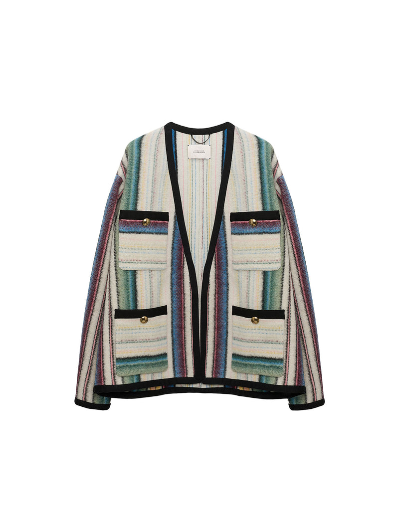 Dorothee Schumacher Striped Comfort Jacket