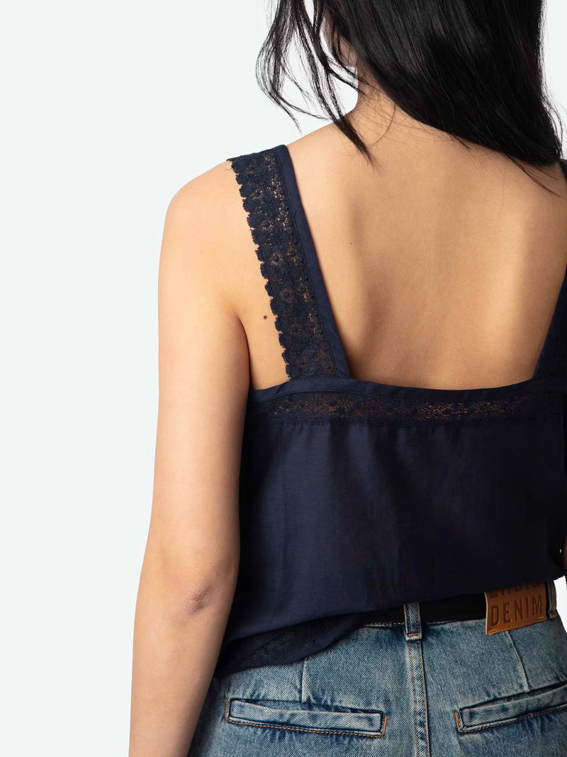 Zadig &amp; Voltaire Celite Tomboy Top