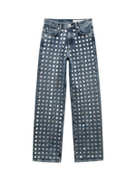 Rag &amp; Bone Shea High Rise Straight Jeans