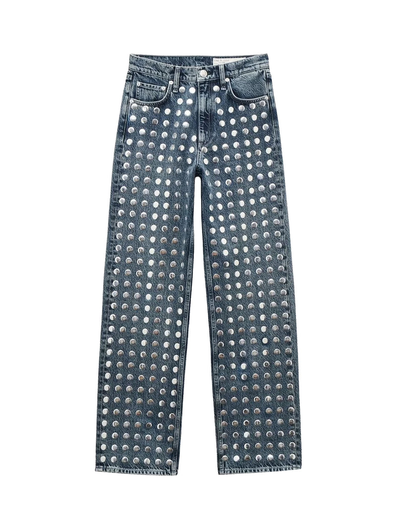 Rag &amp; Bone Shea High Rise Straight Jeans