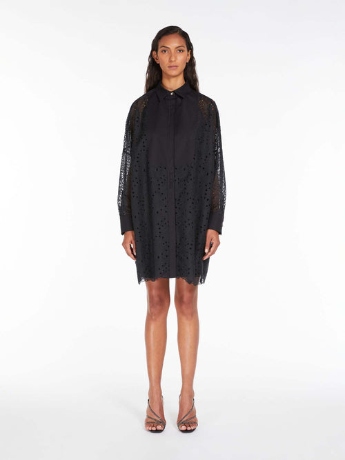 Max Mara Leccio Printed Maxi Dress Black