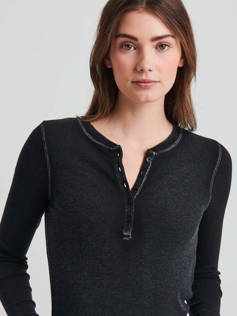 Patrick Assaraf Vintage Rib Henley